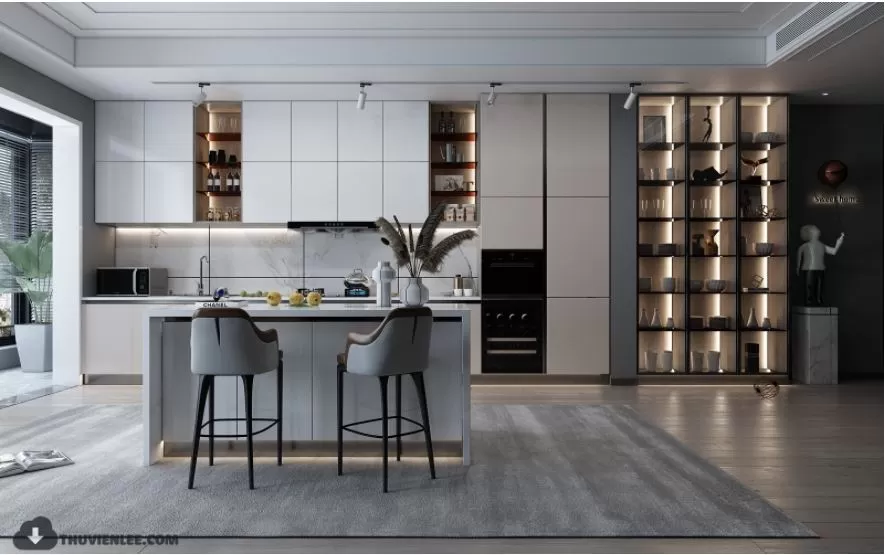 3ds Max Files – Scene – Interior scene – 4 – Kitchen Scene – 15 – Kitchen Scene by NicNguyen