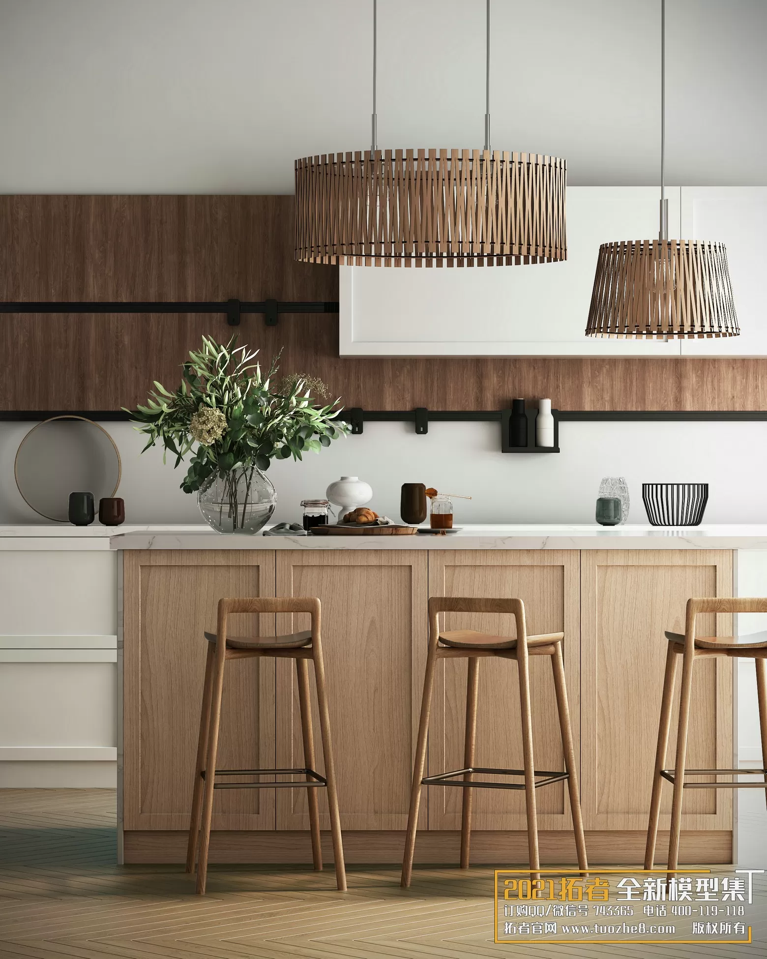 3ds Max Files – Scene – Interior scene – 4 – Kitchen Scene – 18 – Kitchen Scene by Ngoc Pham