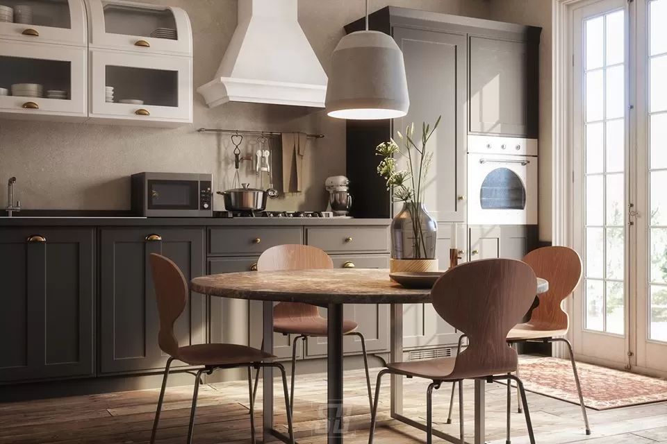 3ds Max Files – Scene – Interior scene – 4 – Kitchen Scene – 4 – Kitchen Scene by NicNguyen F