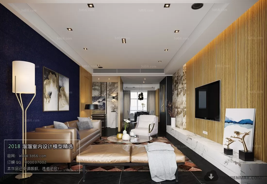 3ds Max Files – Scene – Interior scene – 5 – Livingroom Scene – 101 – Livingroom Scene By Pham Ngoc Truong