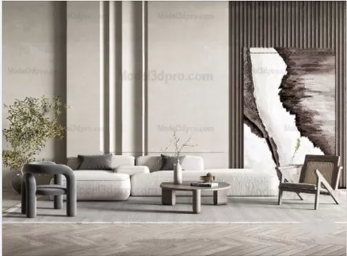 3ds Max Files – Scene – Interior scene – 5 – Livingroom Scene – 30 – Livingroom Scene By Arc Cao Son