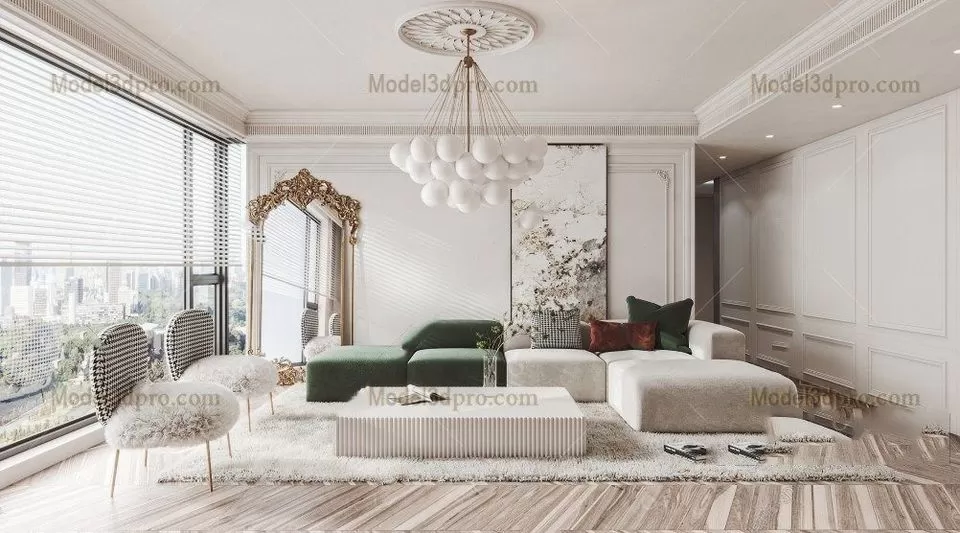 3ds Max Files – Scene – Interior scene – 5 – Livingroom Scene – 44 – Livingroom Scene By Arc Cao Son
