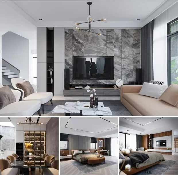 3ds Max Files – Scene – Interior scene – 5 – Livingroom Scene – 56 – Livingroom Scene By Arc Cao Son