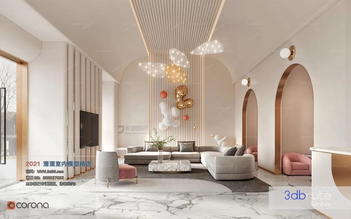 3ds Max Files – Scene – Interior scene – 5 – Livingroom Scene – 61 – Livingroom Scene By Arc Cao Son