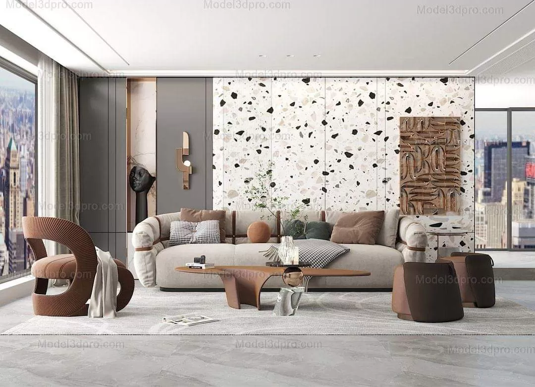 3ds Max Files – Scene – Interior scene – 5 – Livingroom Scene – 66 – Livingroom Scene By Arc Cao Son