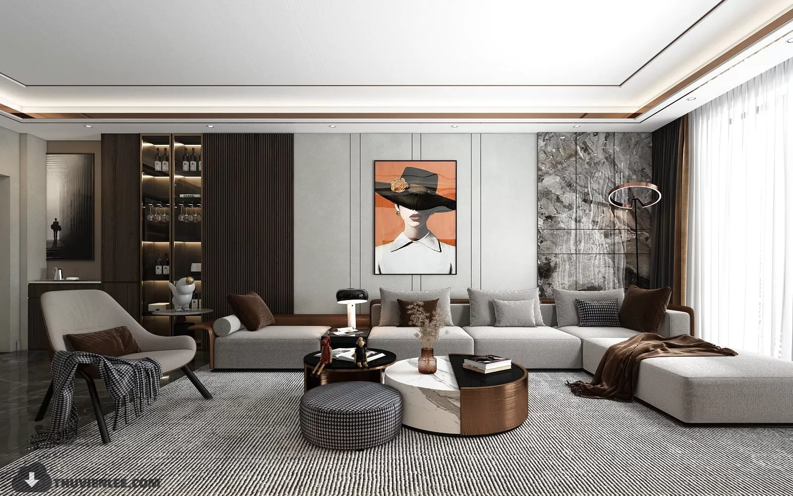 3ds Max Files – Scene – Interior scene – 5 – Livingroom Scene – 74 – Livingroom Scene By Arc Cao Son