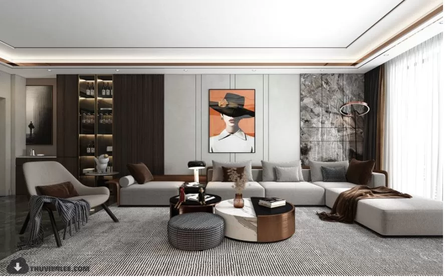 3ds Max Files – Scene – Interior scene – 5 – Livingroom Scene – 76 – Livingroom Scene ByHuy Hieu Lee