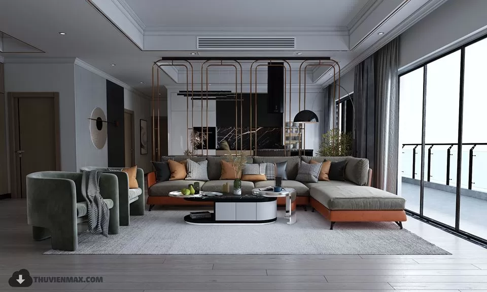 3ds Max Files – Scene – Interior scene – 5 – Livingroom Scene – 9 – Livingroom Scene By HuyHieuLee