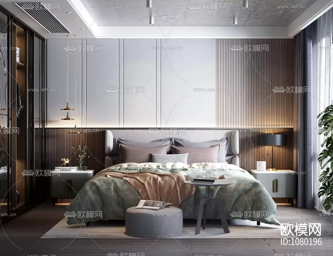 3ds Max Files – Scene – Interior scene – 7 – Bedroom Scene – 29 – Bedroom Scene By Gray Studjo