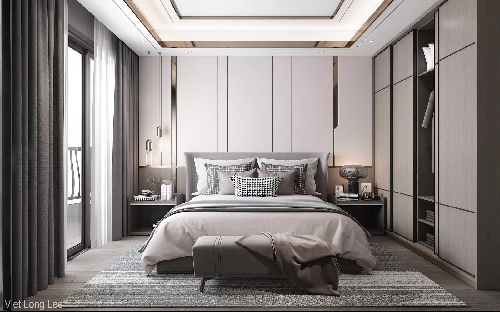 3ds Max Files – Scene – Interior scene – 7 – Bedroom Scene – 5 – Bedroom Scene By HuyHieuLee