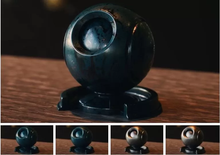 3ds Max Files – Texture – 3 – Metallic Texture – 1 – Metallic Texture by Phong Ngu