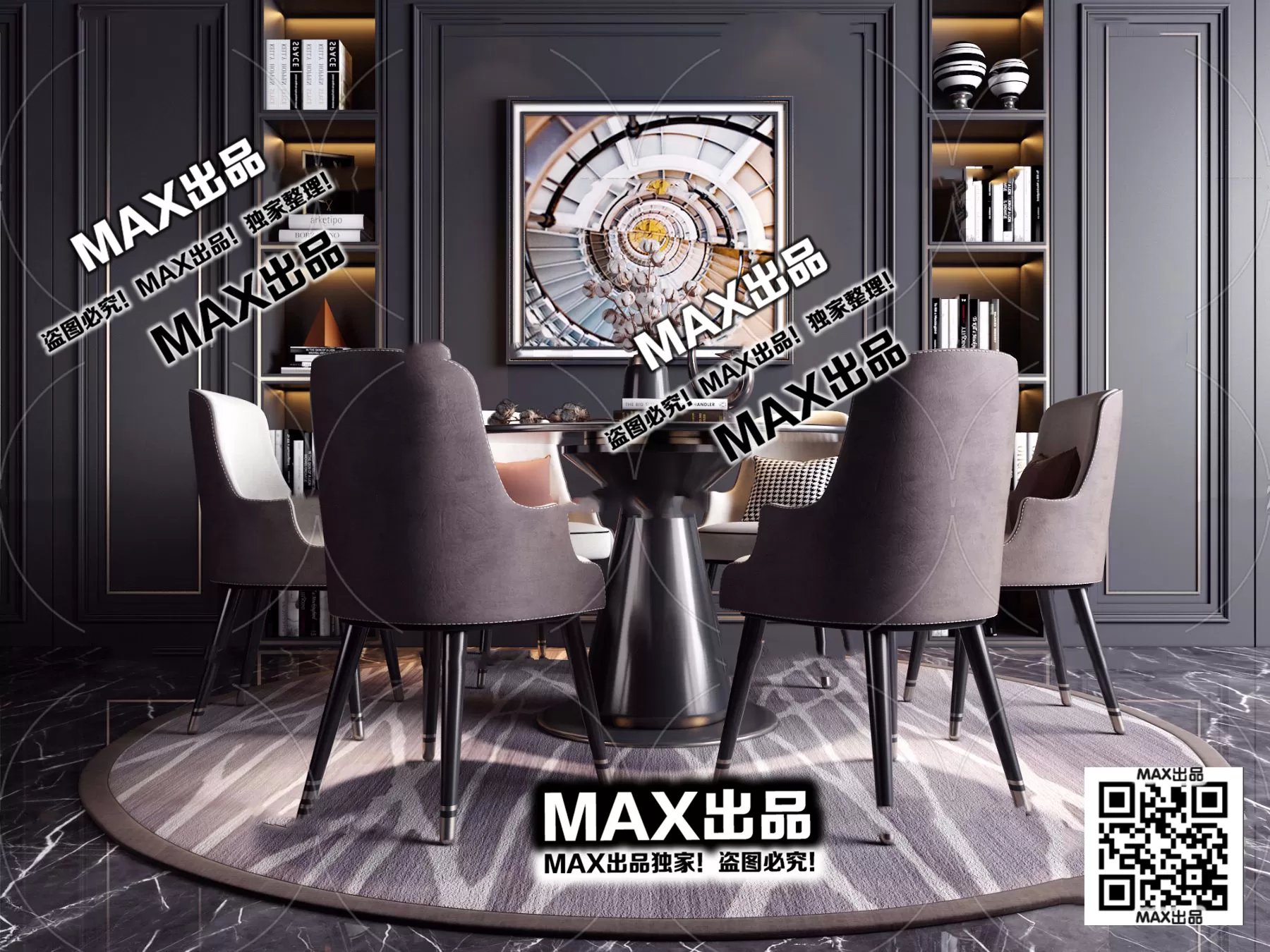 3DS MAX SCENES – LIVING ROOM – 029