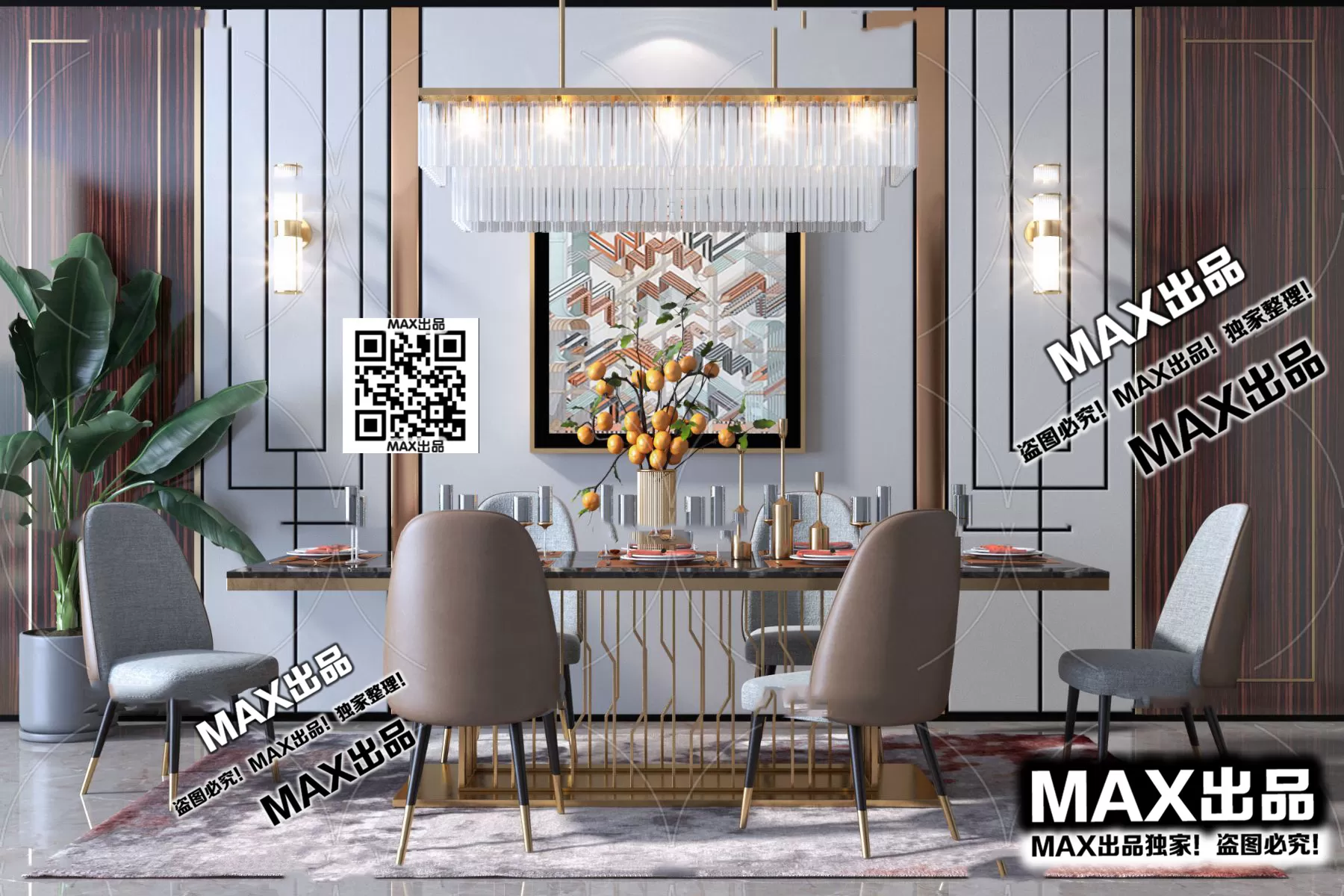 3DS MAX SCENES – LIVING ROOM – 031