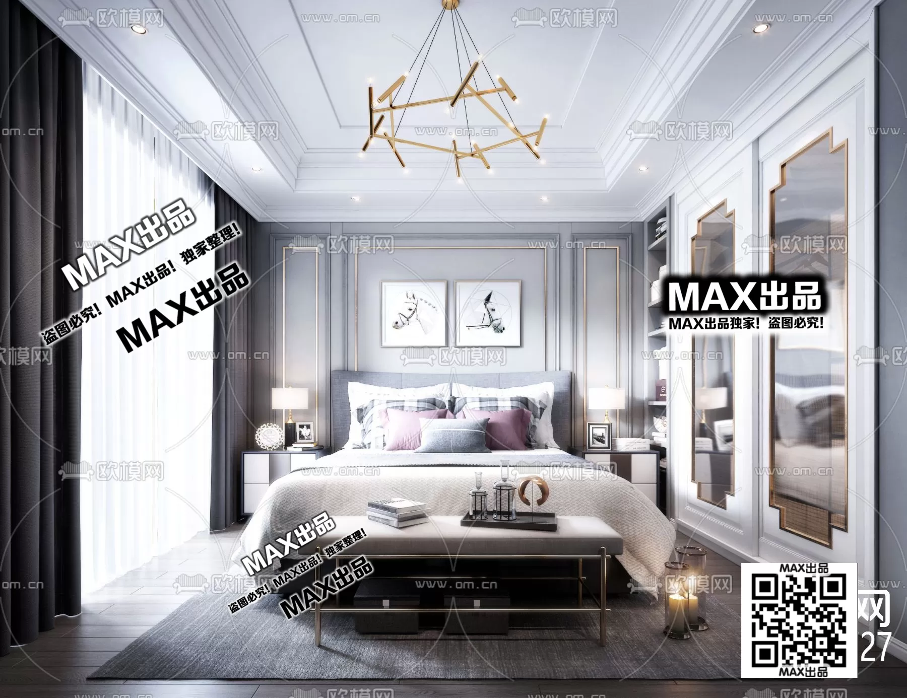 3DS MAX SCENES – LIVING ROOM – 037