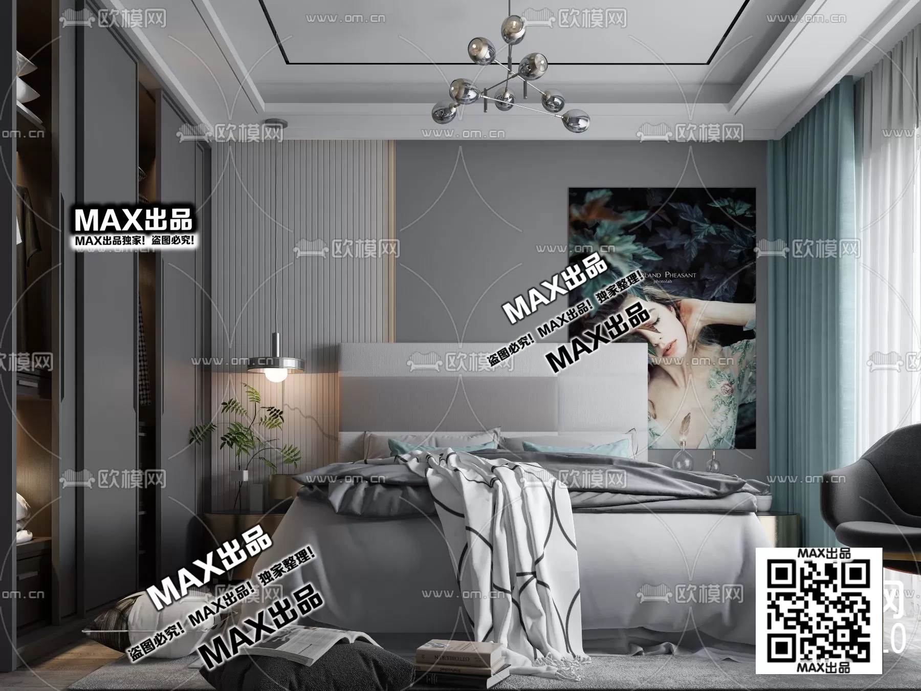 3DS MAX SCENES – LIVING ROOM – 046