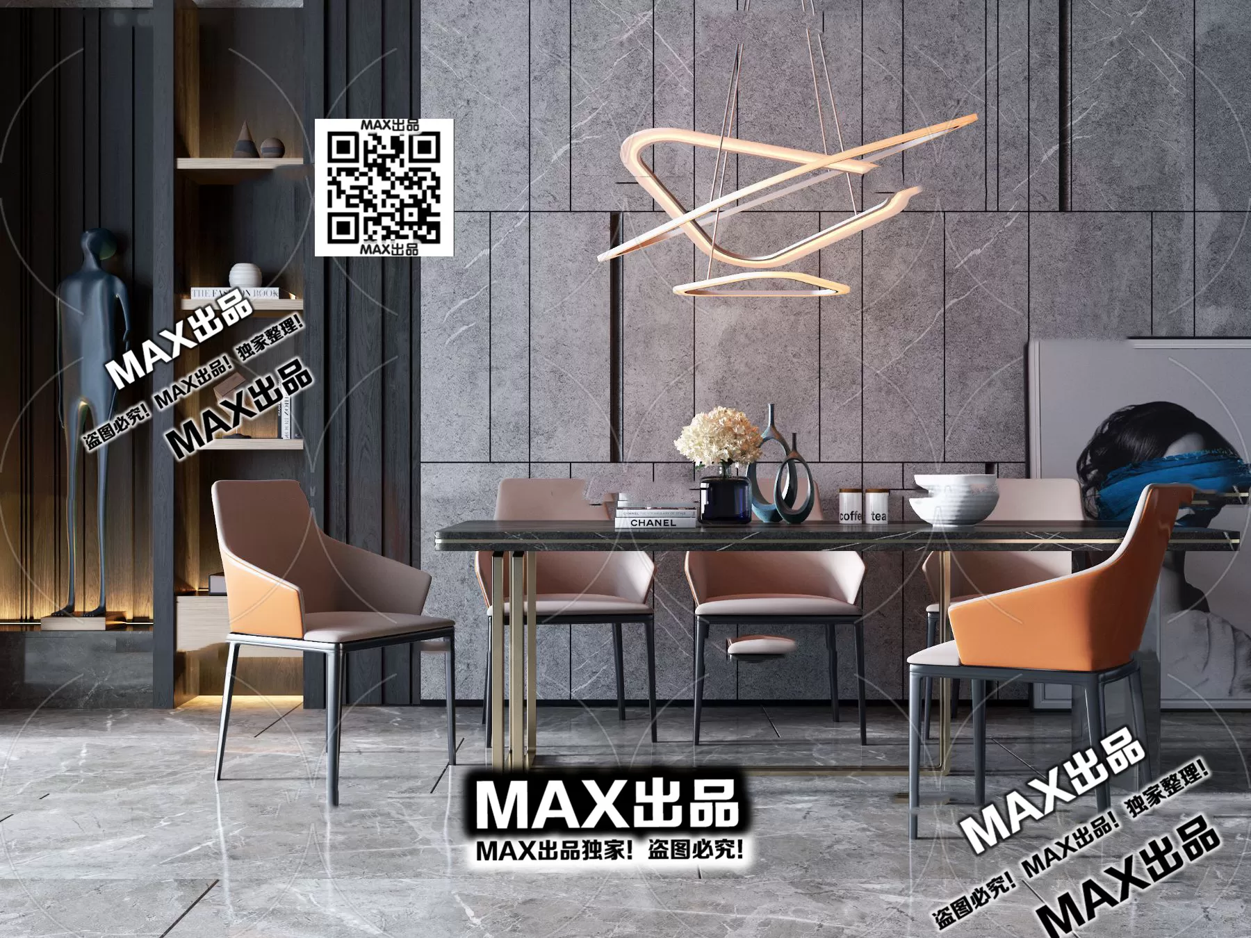 3DS MAX SCENES – LIVING ROOM – 061