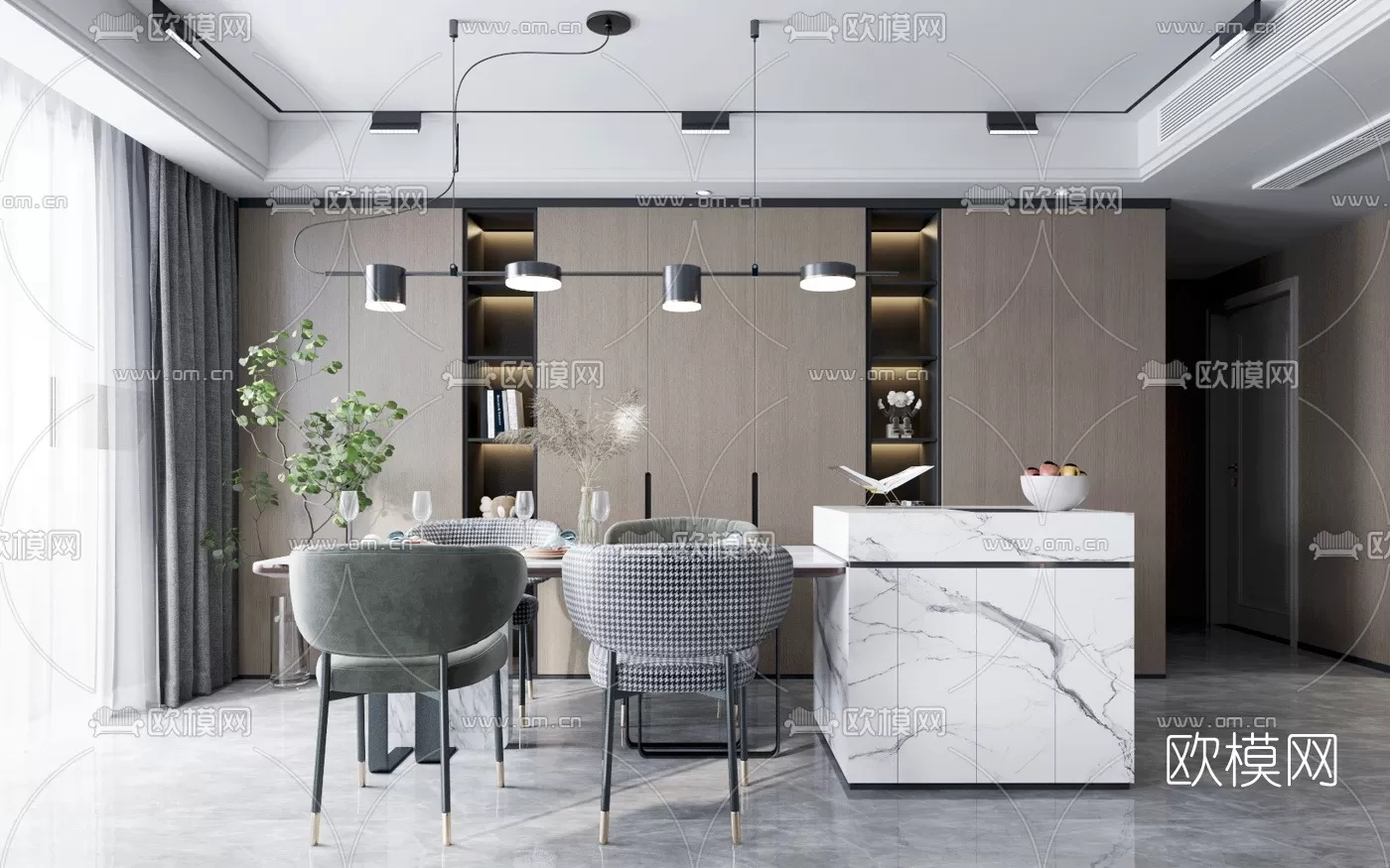 3DS MAX SCENES – LIVING ROOM – 072