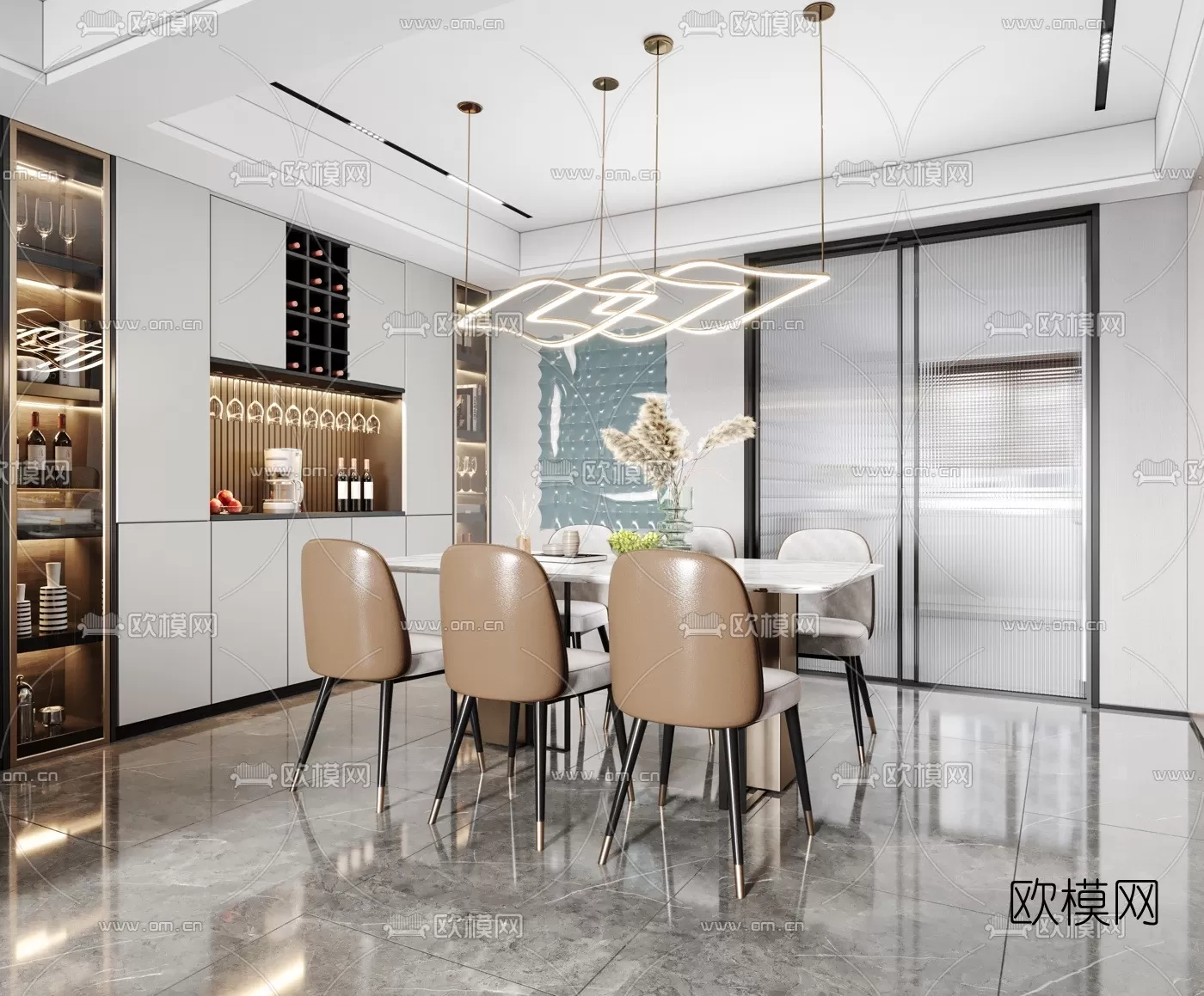 3DS MAX SCENES – LIVING ROOM – 073