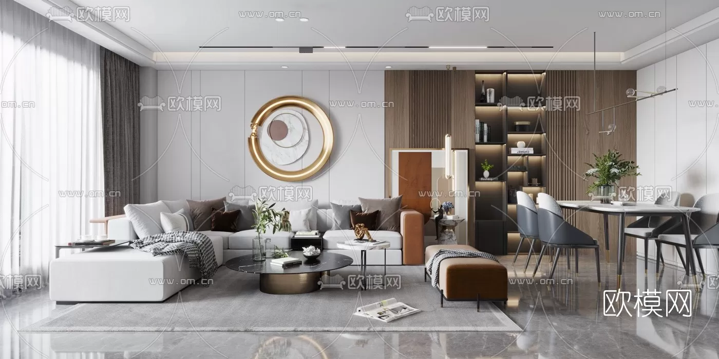 3DS MAX SCENES – LIVING ROOM – 088