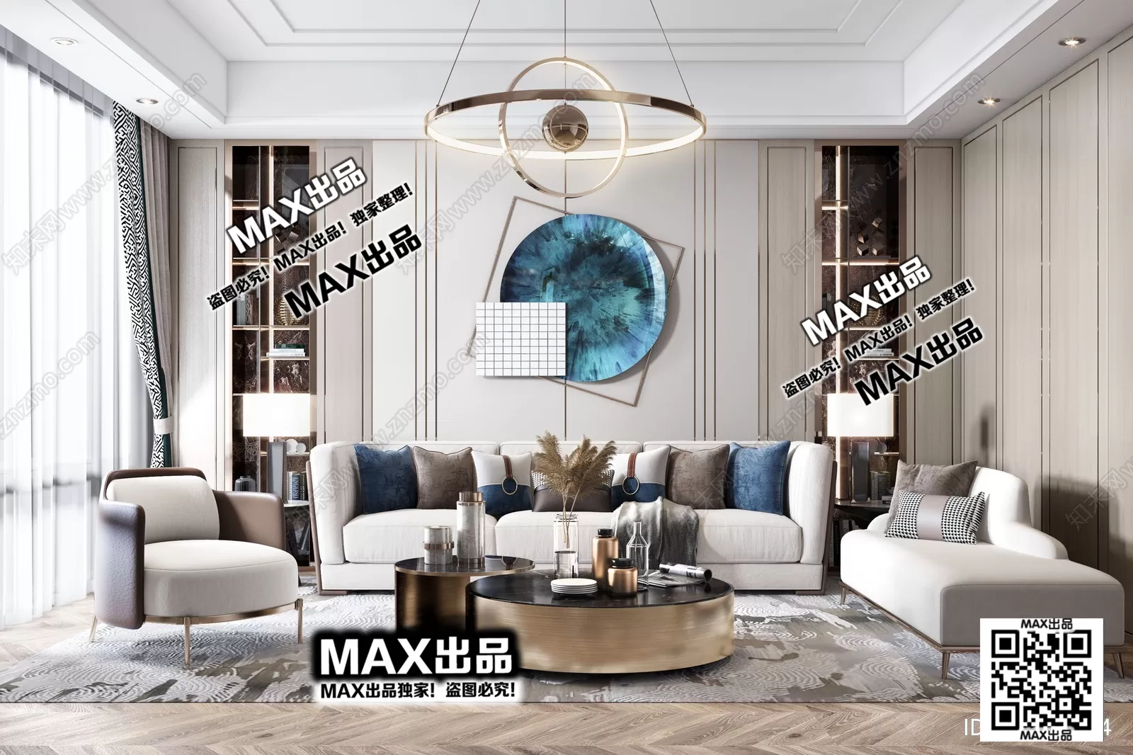 3DS MAX SCENES – LIVING ROOM – 132