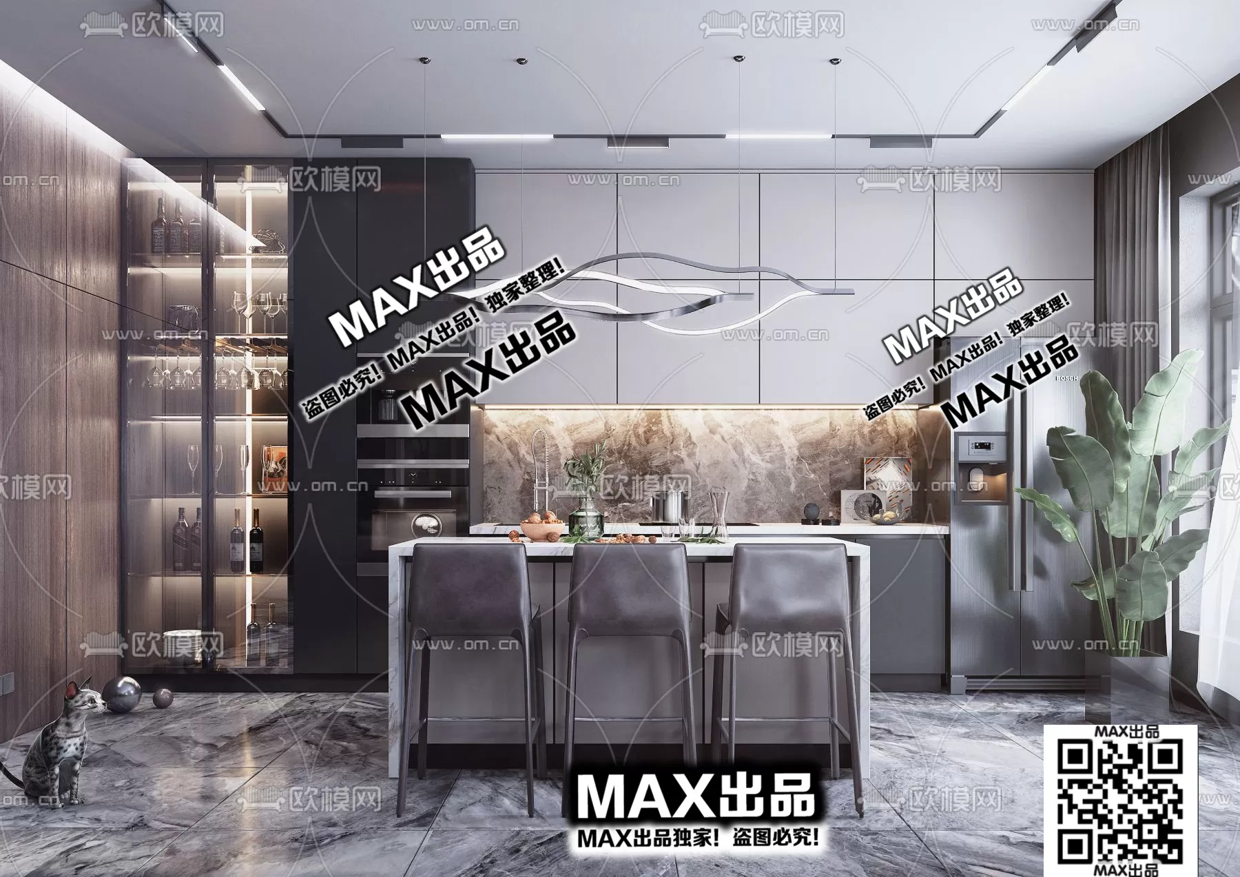 3DS MAX SCENES – LIVING ROOM – 137
