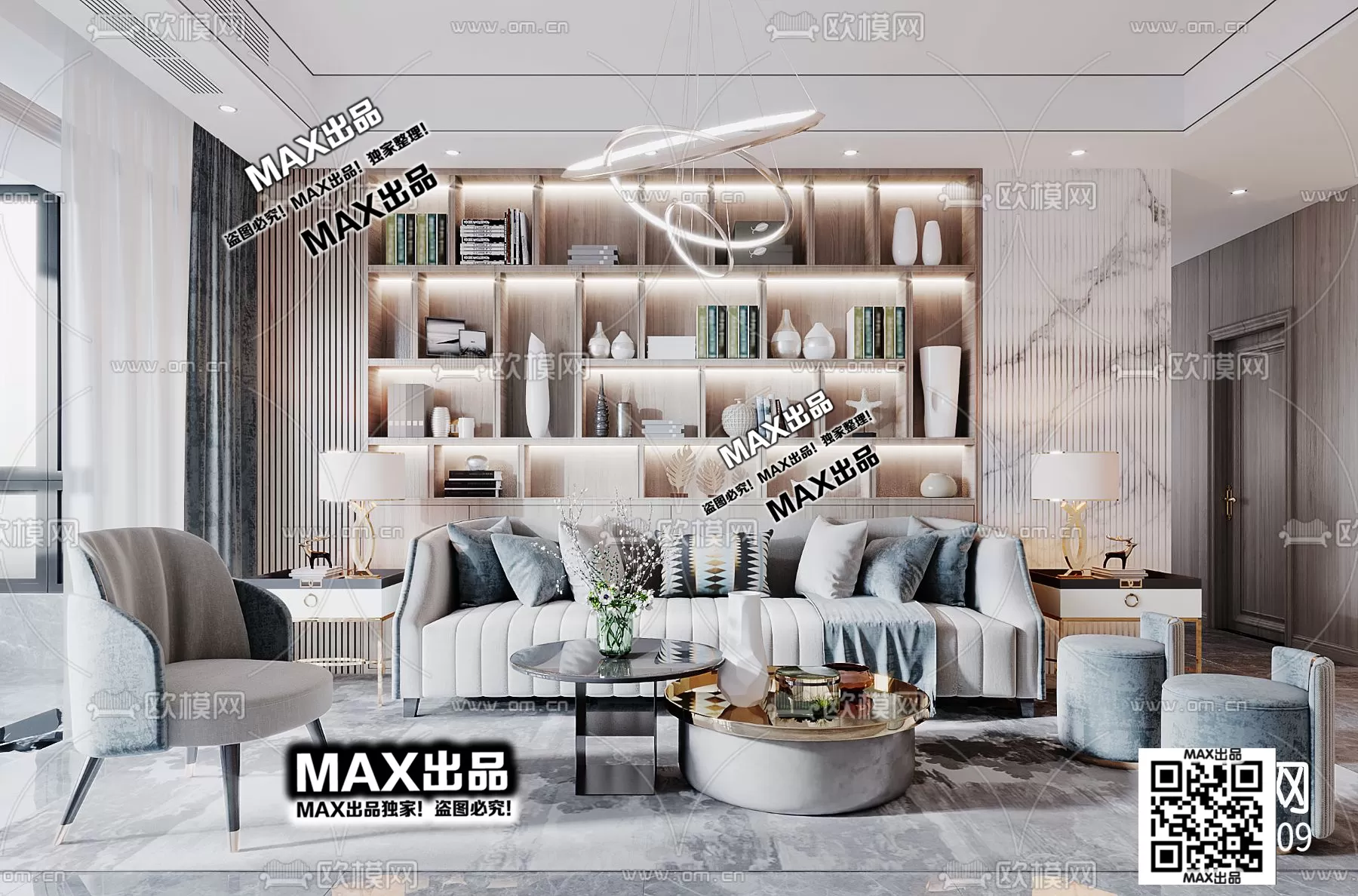 3DS MAX SCENES – LIVING ROOM – 139