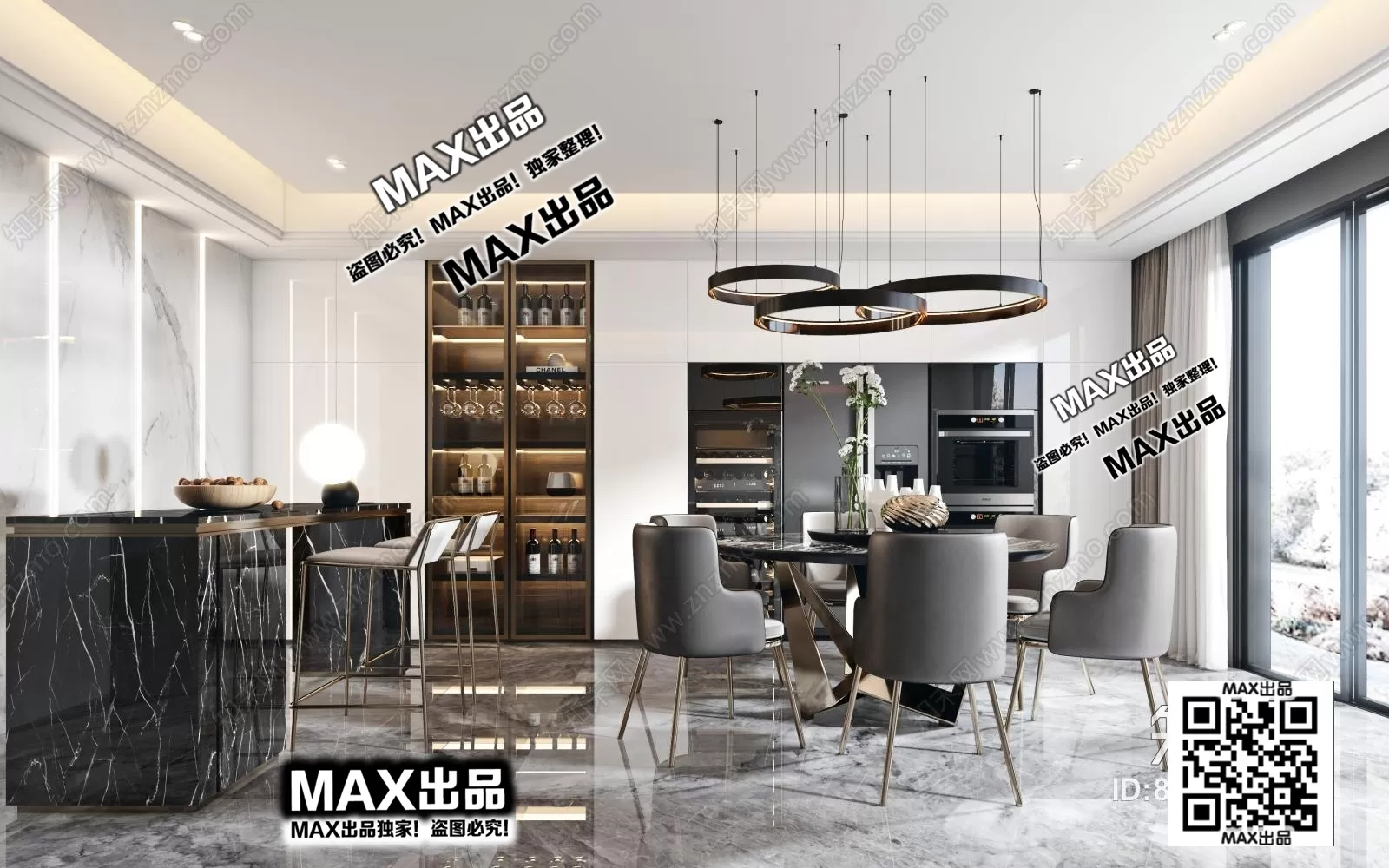 3DS MAX SCENES – LIVING ROOM – 146