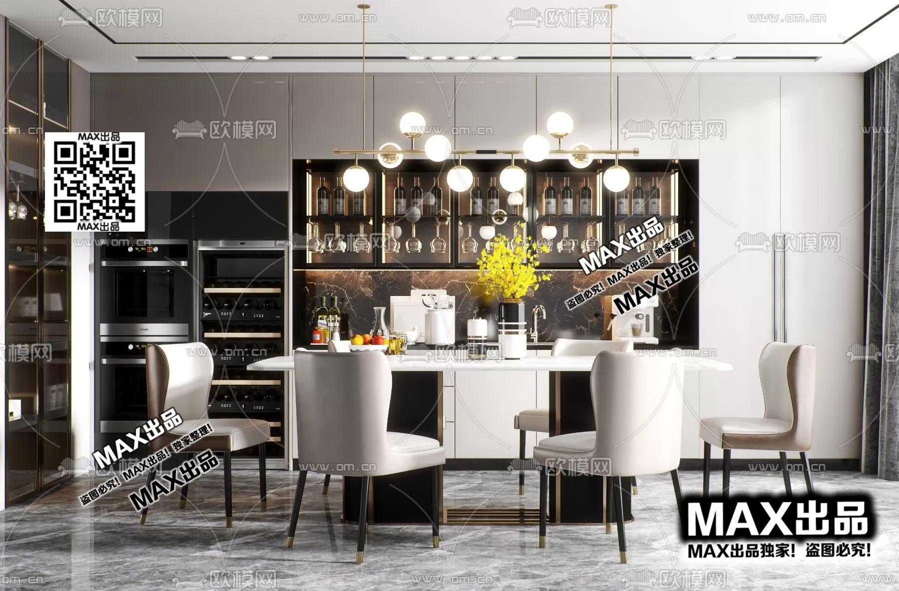 3DS MAX SCENES – LIVING ROOM – 150