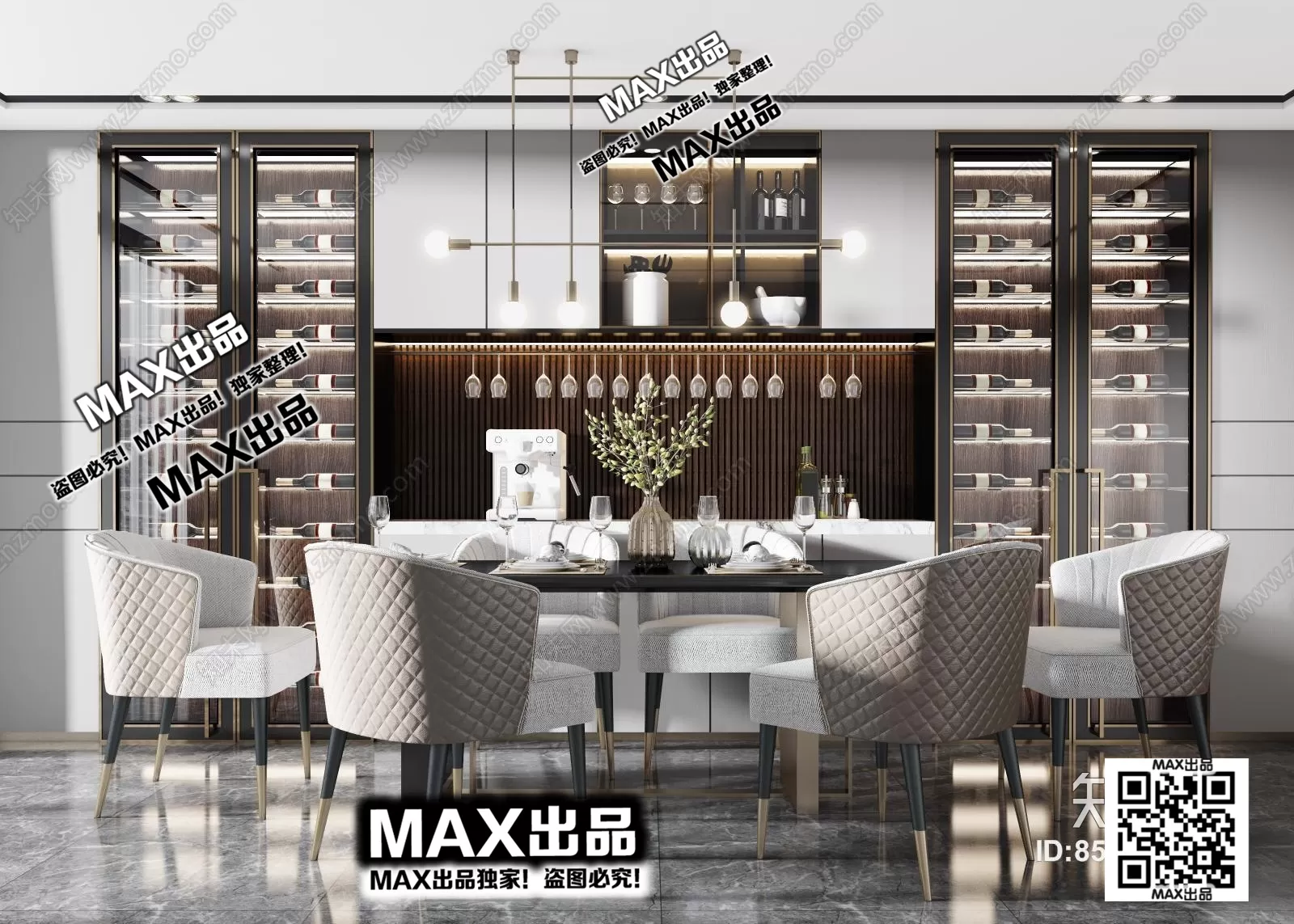 3DS MAX SCENES – LIVING ROOM – 152