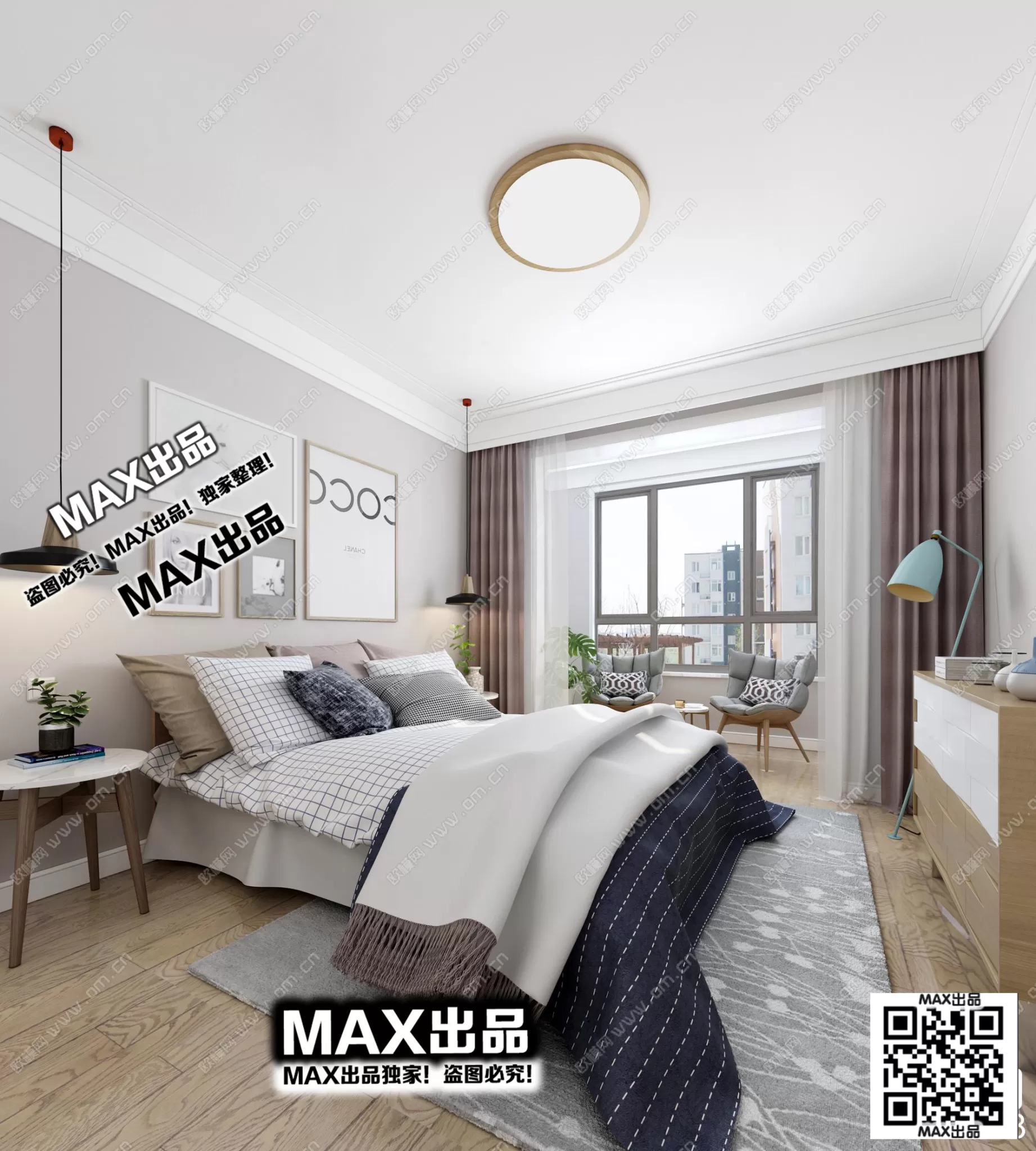 3DS MAX SCENES – LIVING ROOM – 202