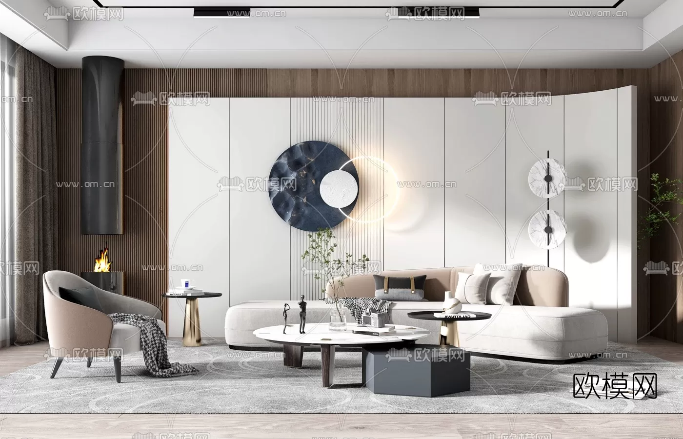 3DS MAX SCENES – LIVING ROOM – 278