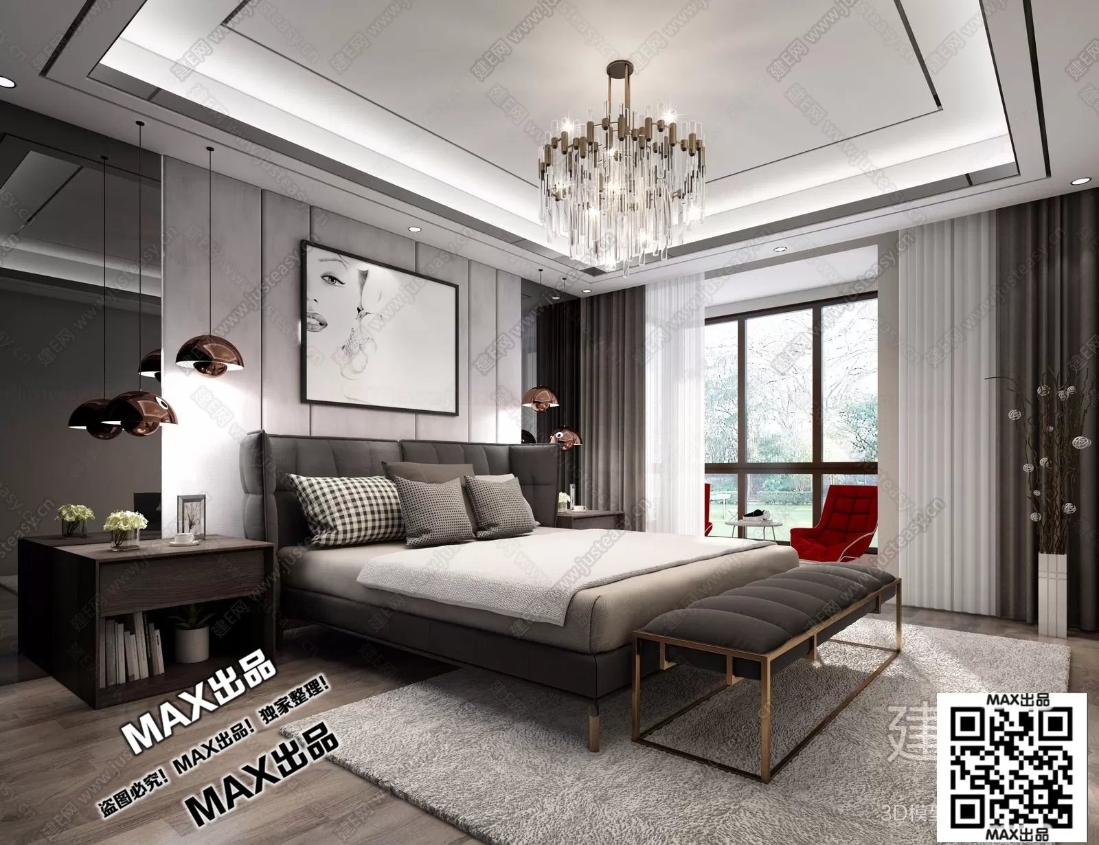 3DS MAX SCENES – LIVING ROOM – 306
