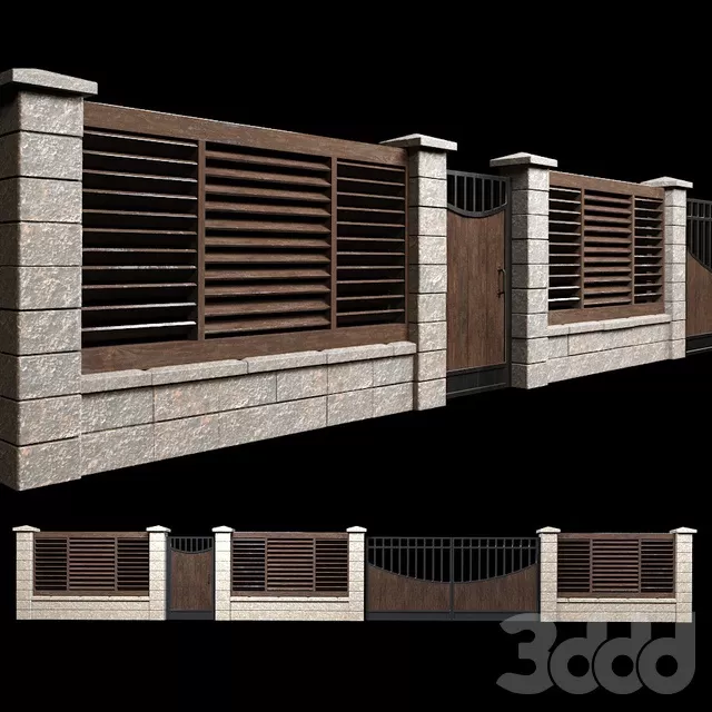ARCHITECTURE – FACADE ELEMENT – 3D MODELS – FREE DOWNLOAD – 1303