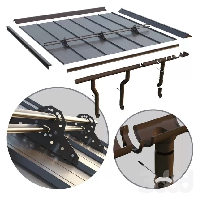 ARCHITECTURE – FACADE ELEMENT – 3D MODELS – FREE DOWNLOAD – 1305