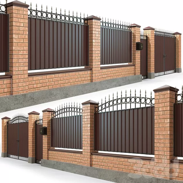 ARCHITECTURE – FENCE – 3D MODELS – FREE DOWNLOAD – 1361