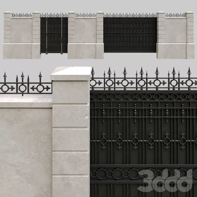 ARCHITECTURE – FENCE – 3D MODELS – FREE DOWNLOAD – 1367