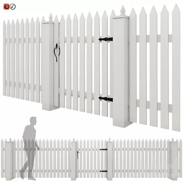 ARCHITECTURE – FENCE – 3D MODELS – FREE DOWNLOAD – 1381