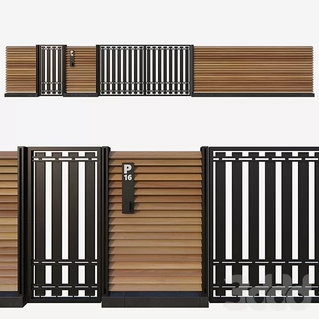 ARCHITECTURE – FENCE – 3D MODELS – FREE DOWNLOAD – 1388