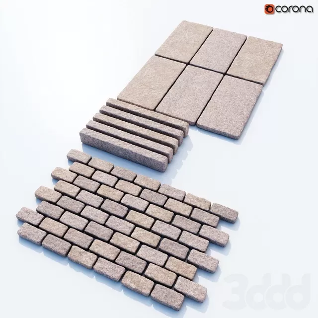 ARCHITECTURE – PAVING – 3D MODELS – FREE DOWNLOAD – 1550