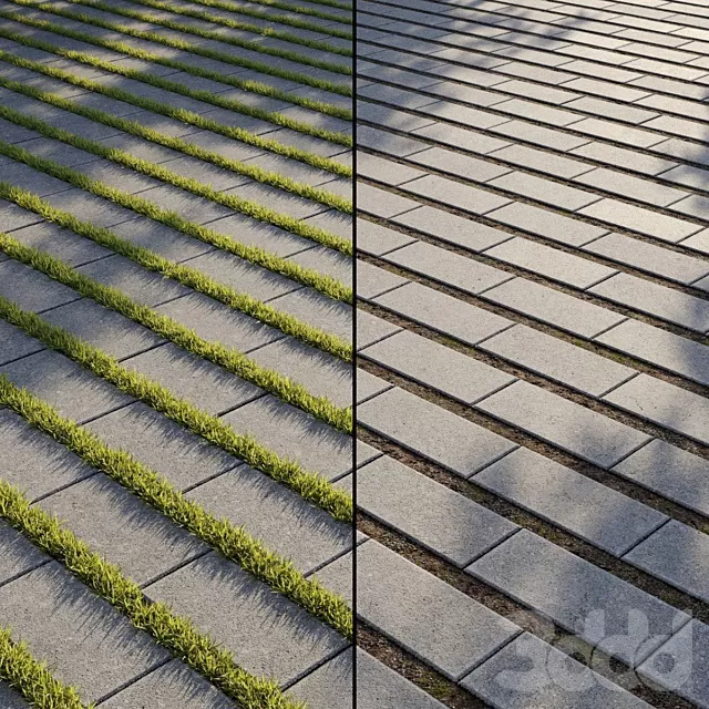 ARCHITECTURE – PAVING – 3D MODELS – FREE DOWNLOAD – 1575