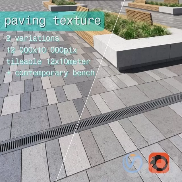 ARCHITECTURE – PAVING – 3D MODELS – FREE DOWNLOAD – 1579