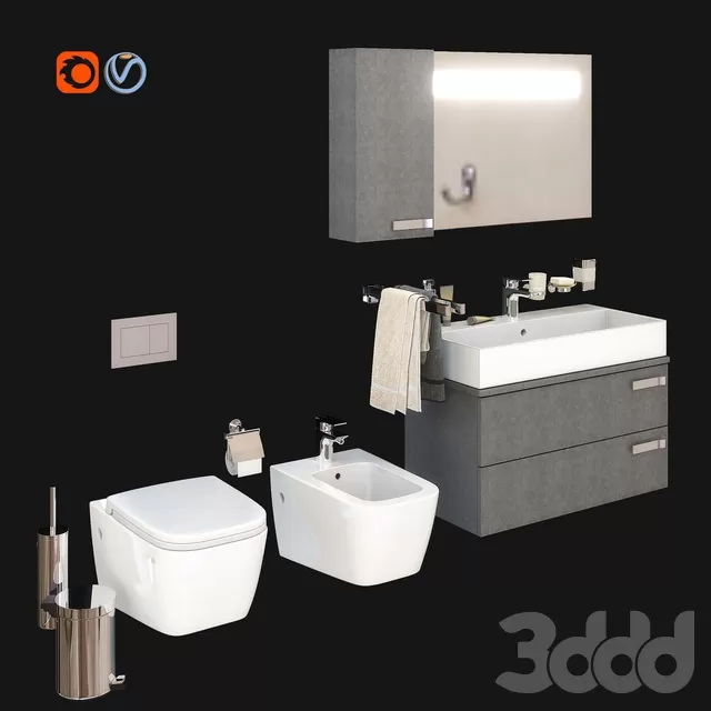 BATHROOM – ACCESSORIES – 3D MODELS – FREE DOWNLOAD – 1723