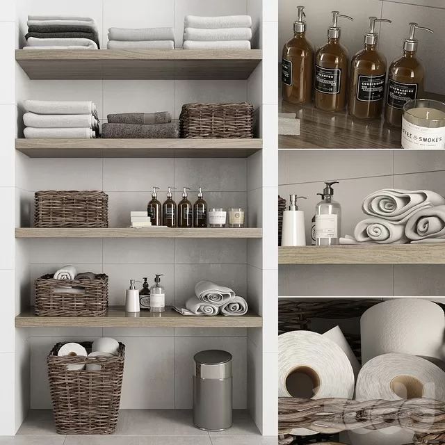 BATHROOM – ACCESSORIES – 3D MODELS – FREE DOWNLOAD – 1742