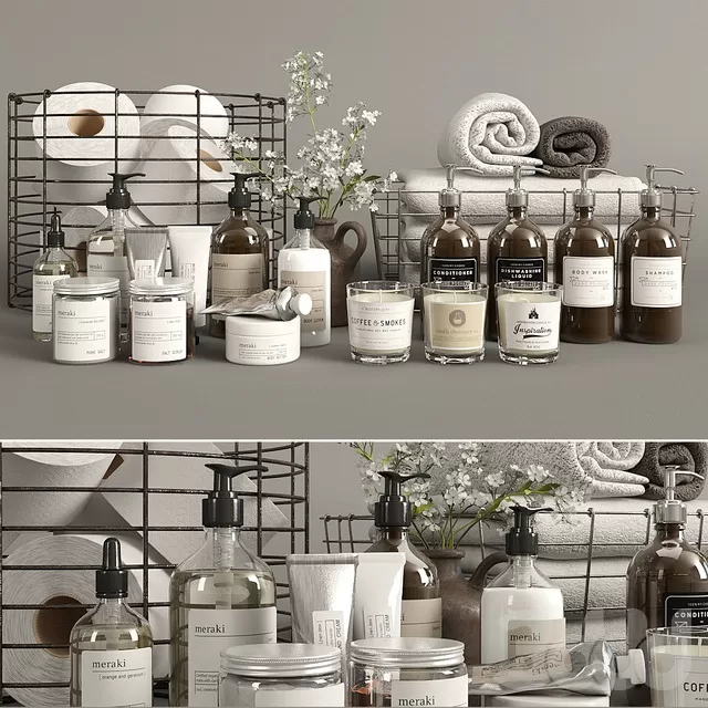 BATHROOM – ACCESSORIES – 3D MODELS – FREE DOWNLOAD – 1743