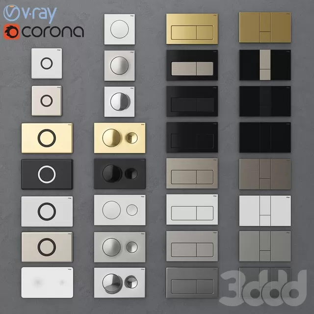 BATHROOM – ACCESSORIES – 3D MODELS – FREE DOWNLOAD – 1821