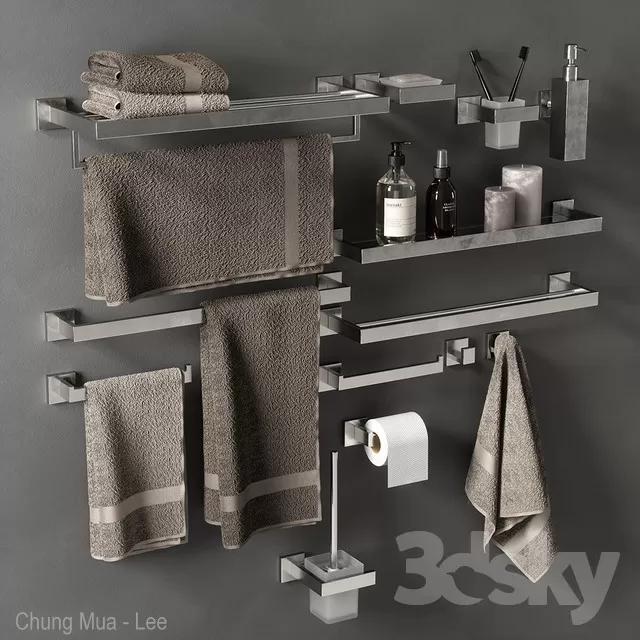 BATHROOM – ACCESSORIES – 3D MODELS – FREE DOWNLOAD – 1822