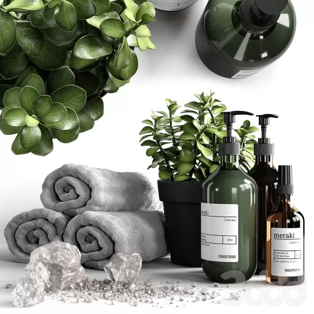 BATHROOM – ACCESSORIES – 3D MODELS – FREE DOWNLOAD – 1860