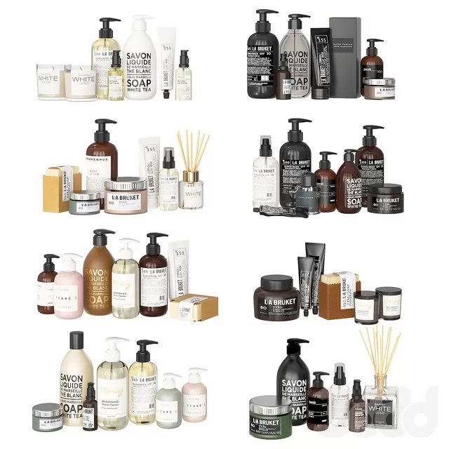 BATHROOM – ACCESSORIES – 3D MODELS – FREE DOWNLOAD – 1863