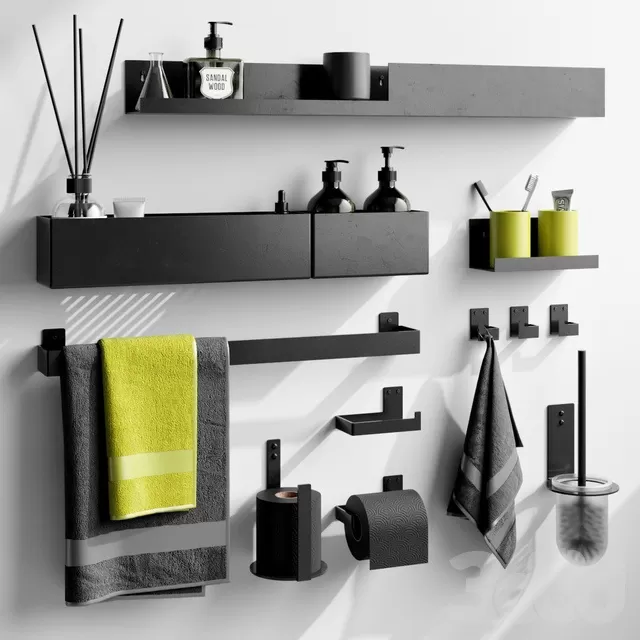 BATHROOM – ACCESSORIES – 3D MODELS – FREE DOWNLOAD – 1868