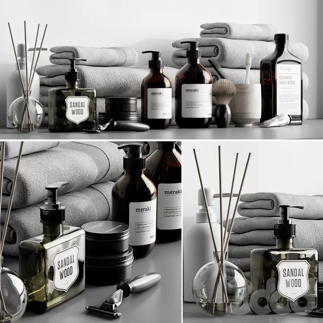 BATHROOM – ACCESSORIES – 3D MODELS – FREE DOWNLOAD – 1870